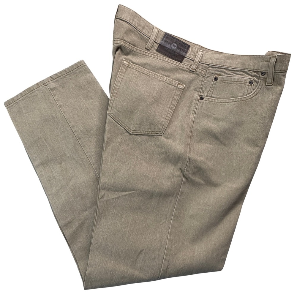Wrangler Mens Regular Fit Khaki Tan Jeans 40x33 Straight Leg 9TRGAKH  EUC!